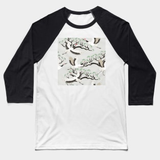 Japanese Cranes Baseball T-Shirt